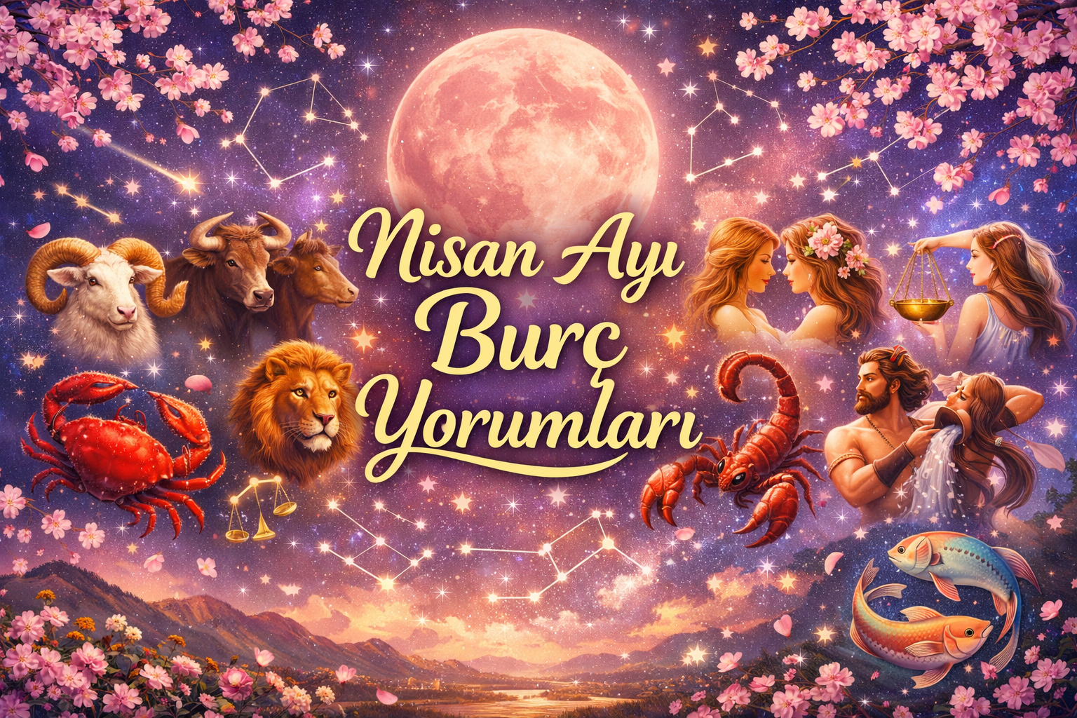 NİSAN AYI AYLIK BURÇ YORUMLARI