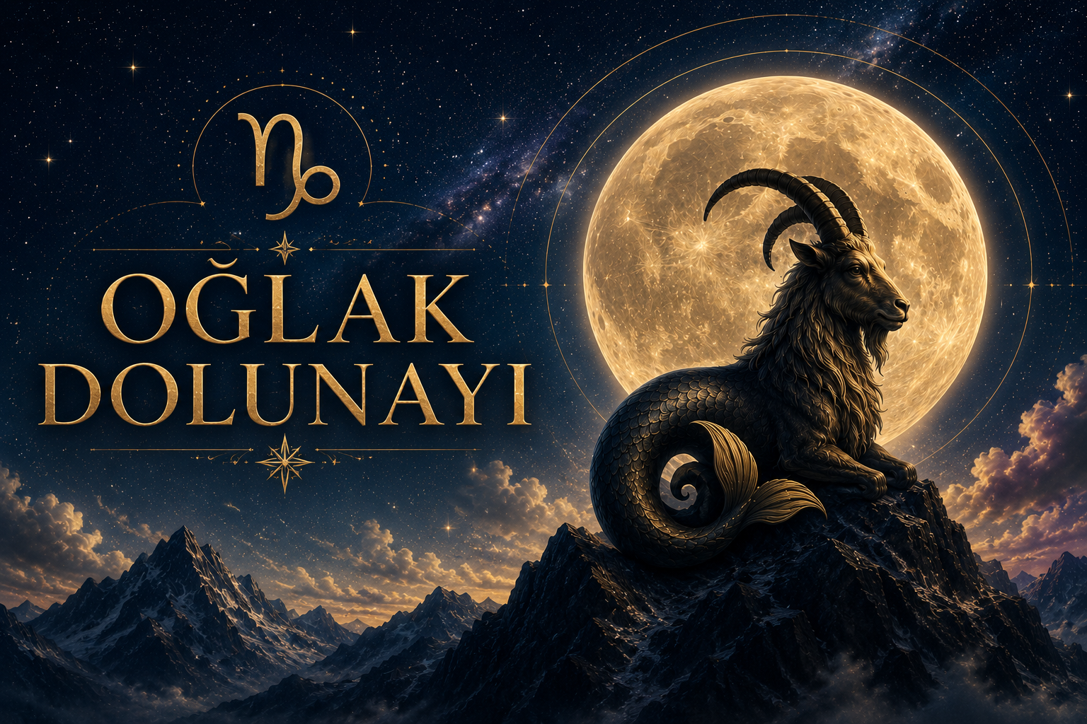 SERT ETKİLİ OĞLAK DOLUNAYI 