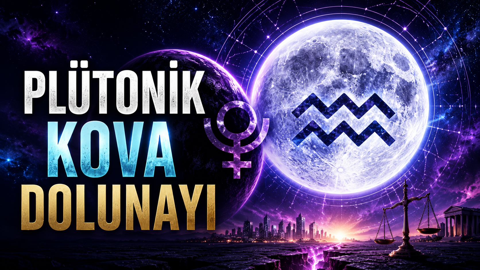 PLÜTON ETKİLİ KOVA DOLUNAYI